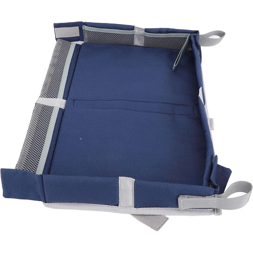 Capa de Bandeja de Viagem Dobrável Fafeicy para Avião, Organizador Multifuncional para Crianças e Adultos, Azul Marinho,