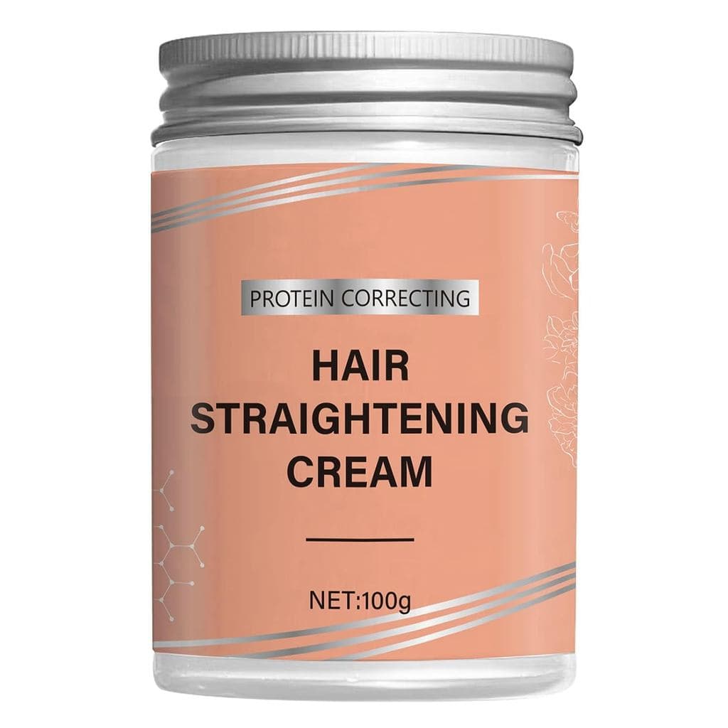 Creme Alisador de Cabelo com Proteína, Creme Alisador de Cabelo com Proteína para Cabelos Cacheados Usado com Alisador d