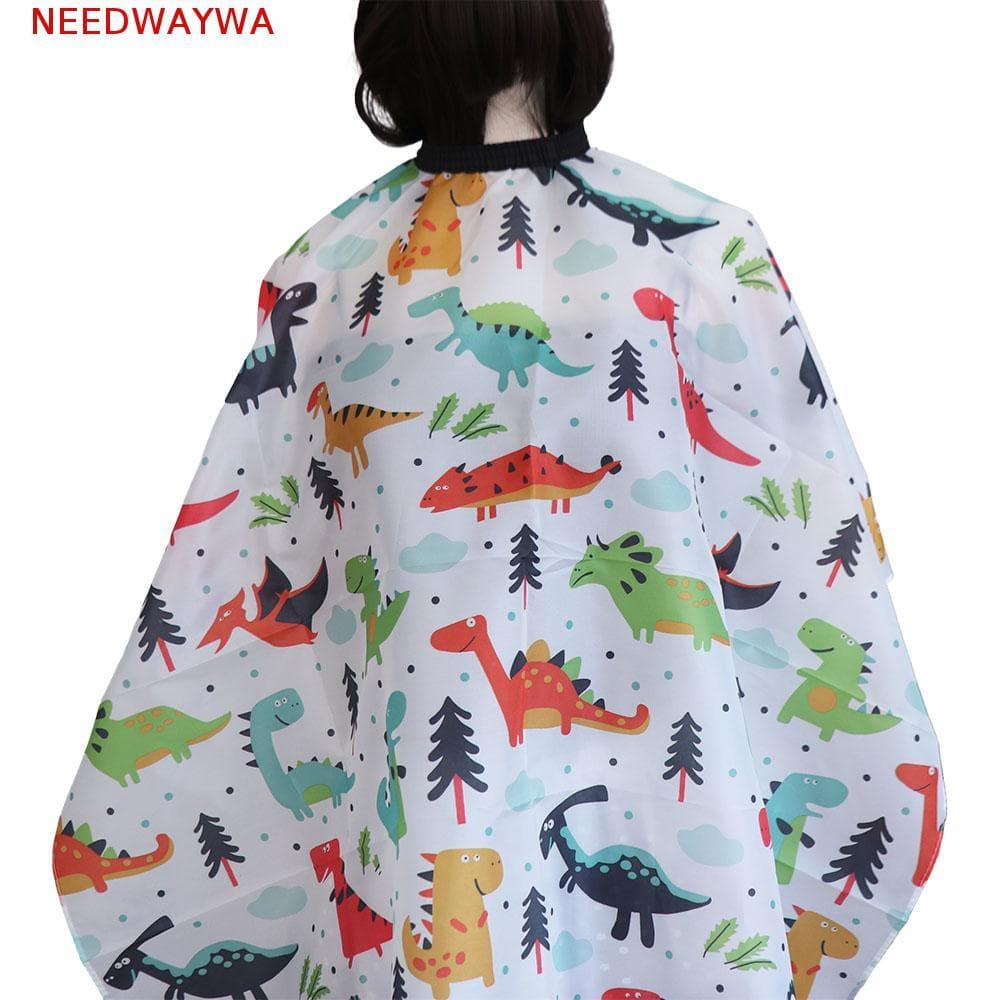 NEEDWAYWA Capa De Corte De Cabelo Infantil , Macia De Cabeleireiro Profissional Para Crianças , Vestido À Prova D'água F