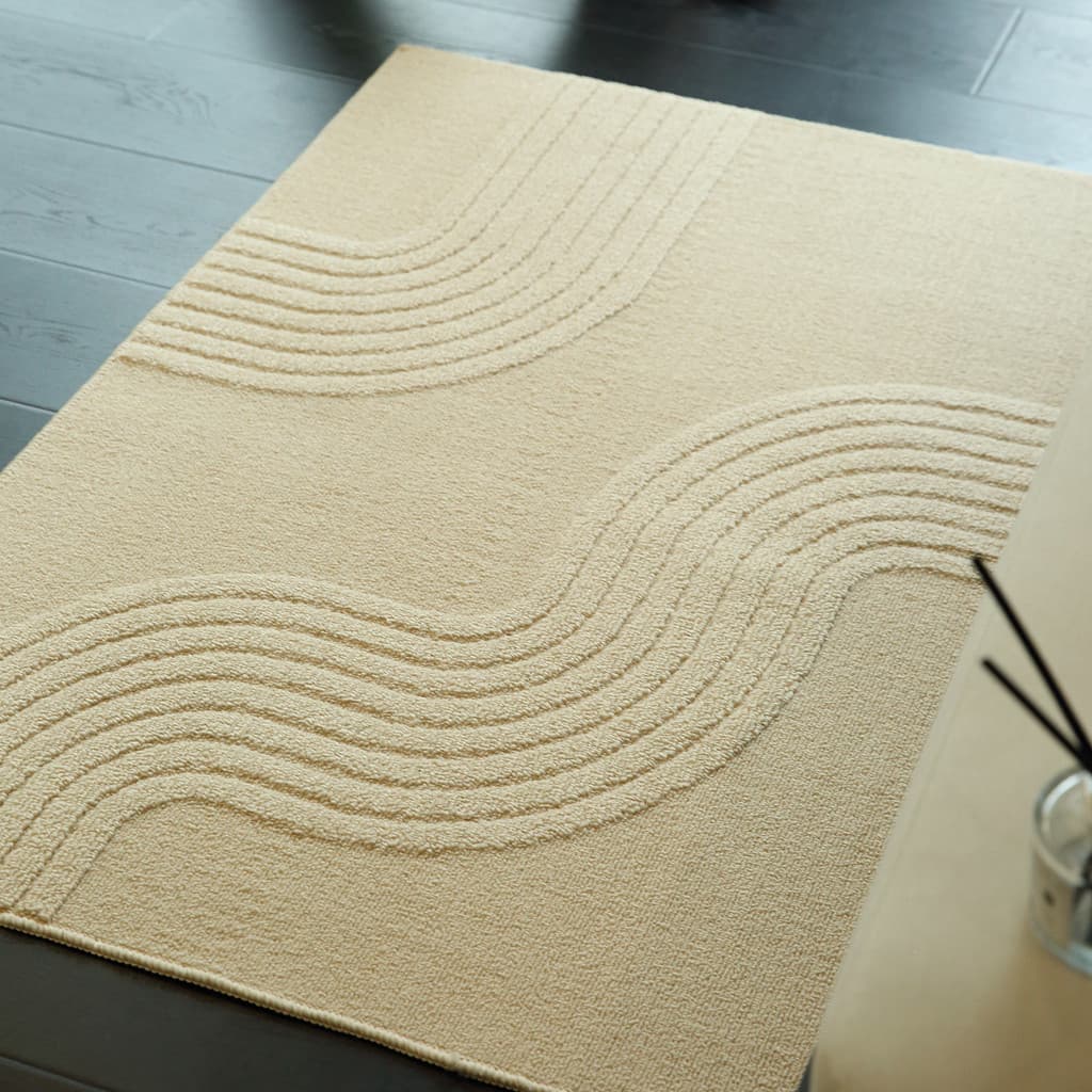 [Novo produto] tapete sala de estar luz luxo Premium descartável limpável quarto cabeceira tapete estilo creme quarto me