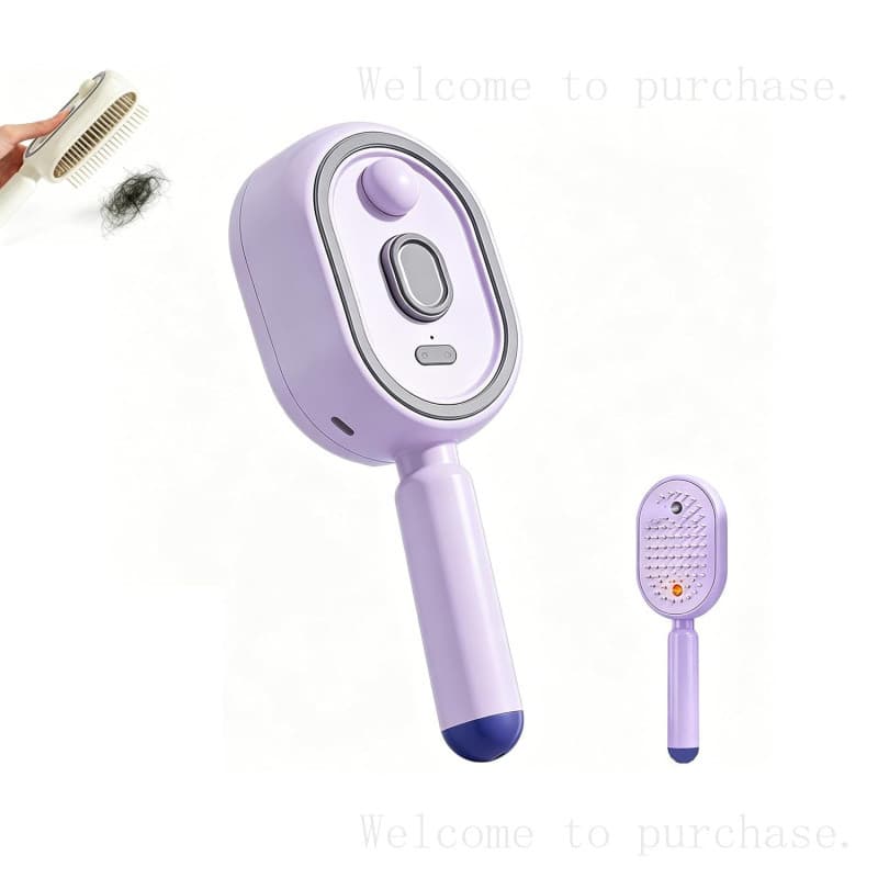 Escova de Vapor Elétrica para Cabelo, Escova de Massagem com Almofada de Ar e Spray Elétrico, Escovas de Cabelo Elétrica
