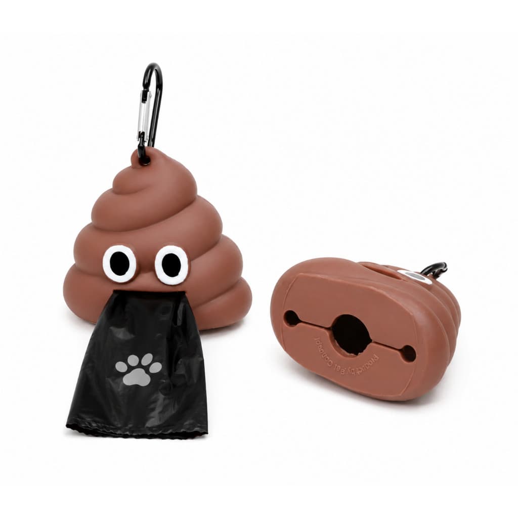 Porta Saquinho Coletor Divertido Para PET Engraçado Cata Caca