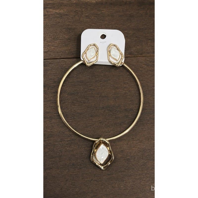 Conjunto Madre pérola Orgânica Vazada
