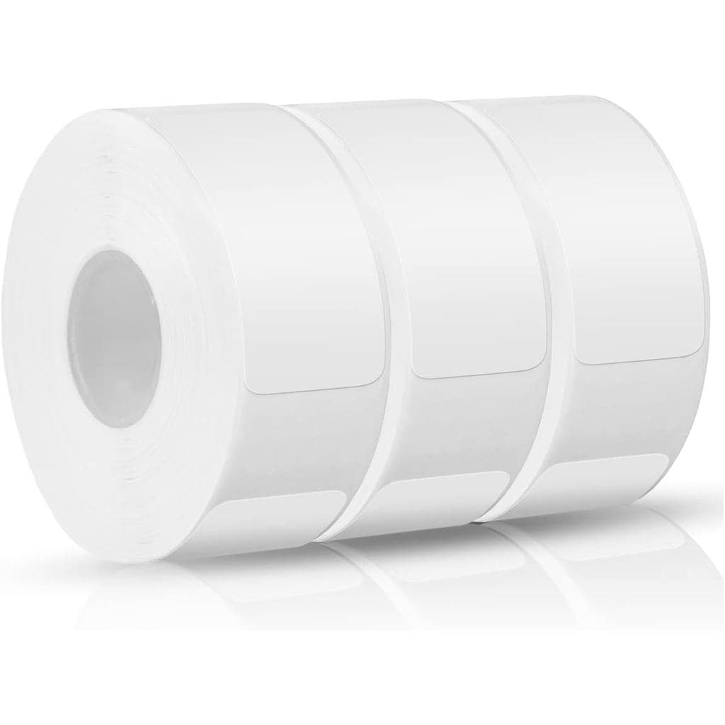 Fita para Rotulador iEager, Fita Adesiva Térmica D30 para Mini Máquina de Etiquetas, Compatível com Impressora de Etique