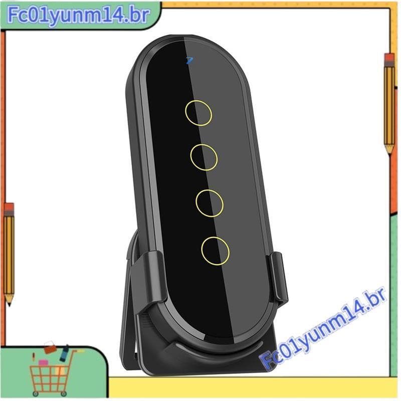 Tuya ZigBee Interruptor Sem Fio App Controlado 4 Gang De Luz Casa Inteligente Cena Tocando Controle Remoto A