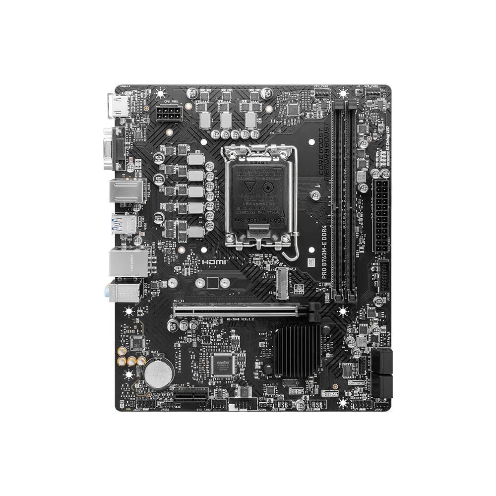 Placa-Mãe LGA1700 MSI PRO B760M-E DDR4