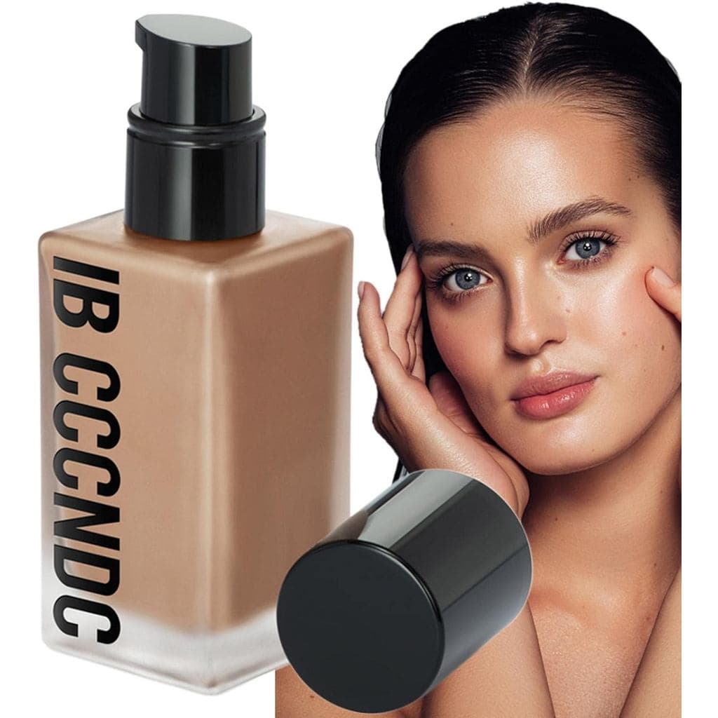 Base Líquida de Cobertura Total |   Creme de Porcelana Leve e Uniforme - Base Líquida Hidratante com Cor, de Longa Duraç
