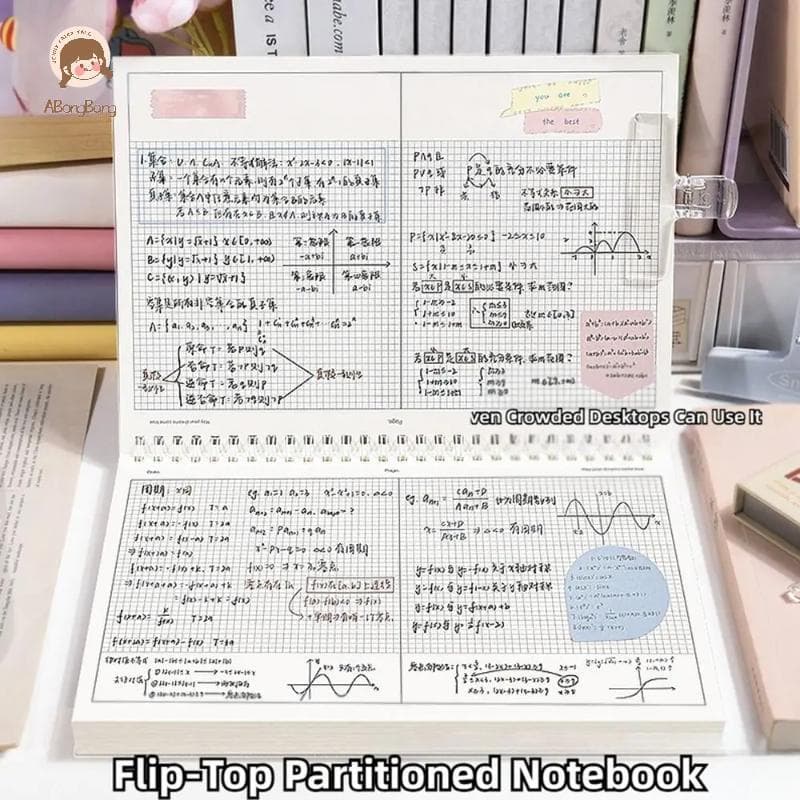 ABongBang Thi Papel Multifuncional Bobina Caderno B5 60 Folhas Bloco De Notas Portátil Para Estudantes Sala De Aula Nota