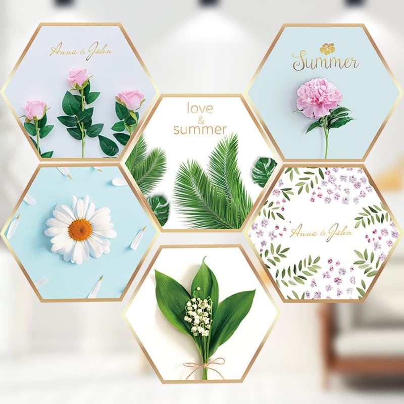 Moldura de foto adesivos de parede fundo adesivos de parede cartaz papel auto-adesivo capa de parede feio decoração do q