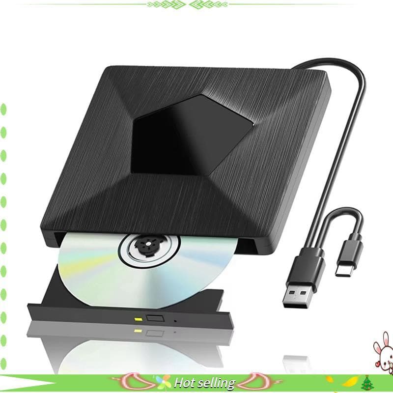 [Qualidade C] Queimador De Unidade Bluray Externo 3D Portátil Óptica Externa BD/CD/DVD Drive Player Para PC Laptop