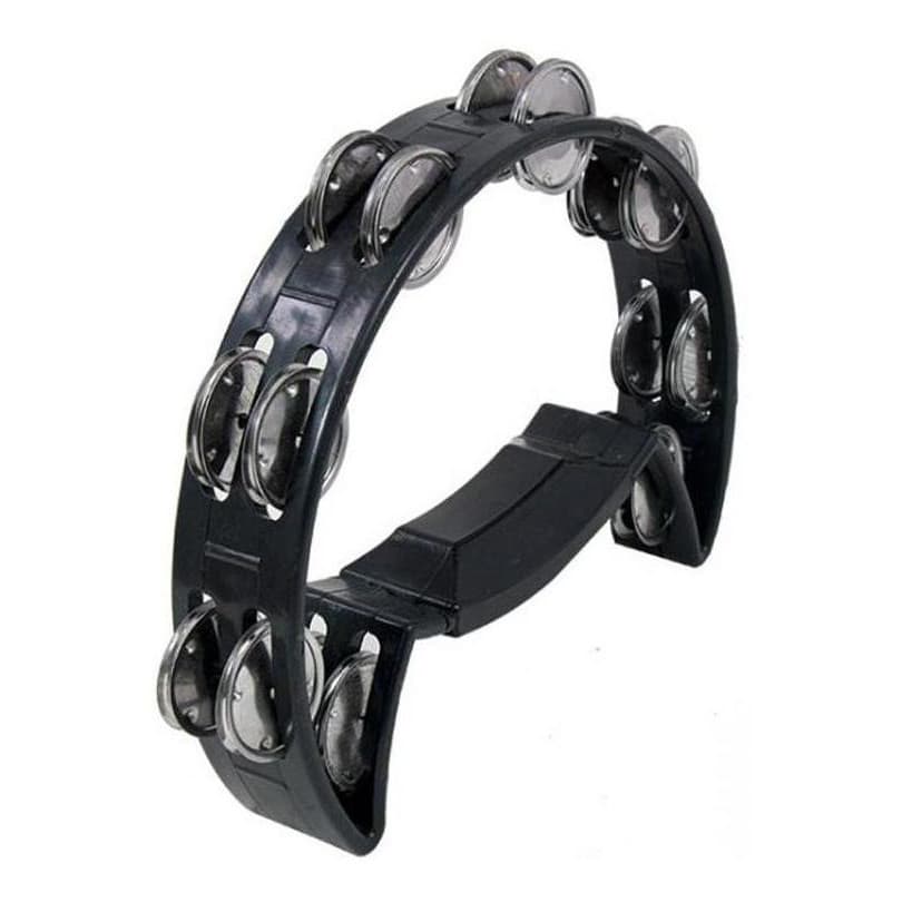 Pandeiro Pandeirola Meia Lua Luen Abs Platinelas Inox Cor Pr