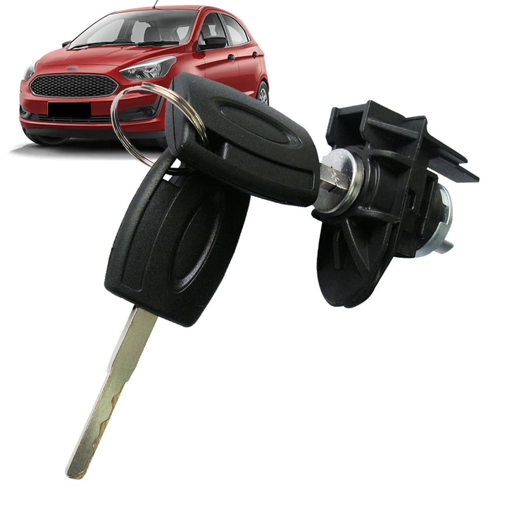 Cilindro Com Chave Porta Dianteira Ford Ka 2014 2015 A 2022 Todas versões
