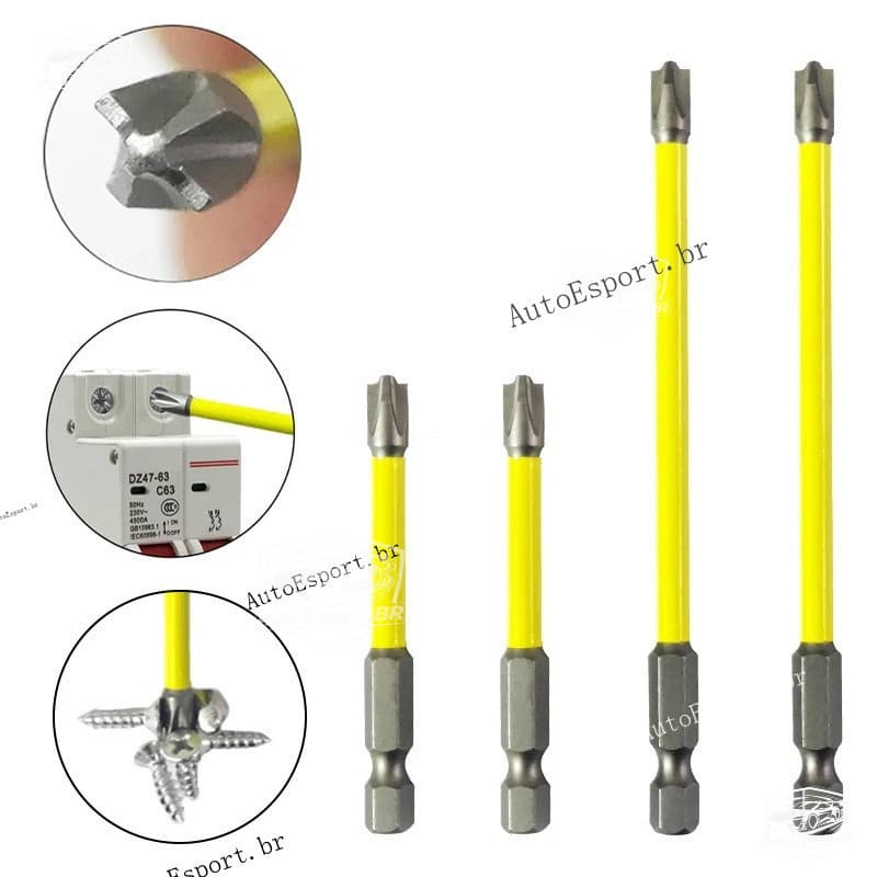 Chave de fenda cruzada especial de 65mm 110mm para apertar parafusos, eletricista FPH2 KTFO 4299