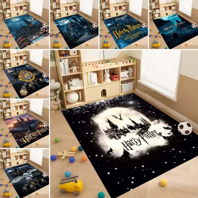 Tapete com padrão de coruja Academy of Magics, vários tamanhos disponíveis, adequado para sala de estar, quarto, banheir