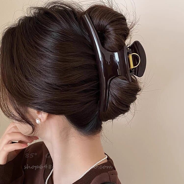 Oversized 15cm Volume de cabelo Multi-agarrar clipe feminino 2025 novo simples grande High-End grampo de cabelo cabeça t