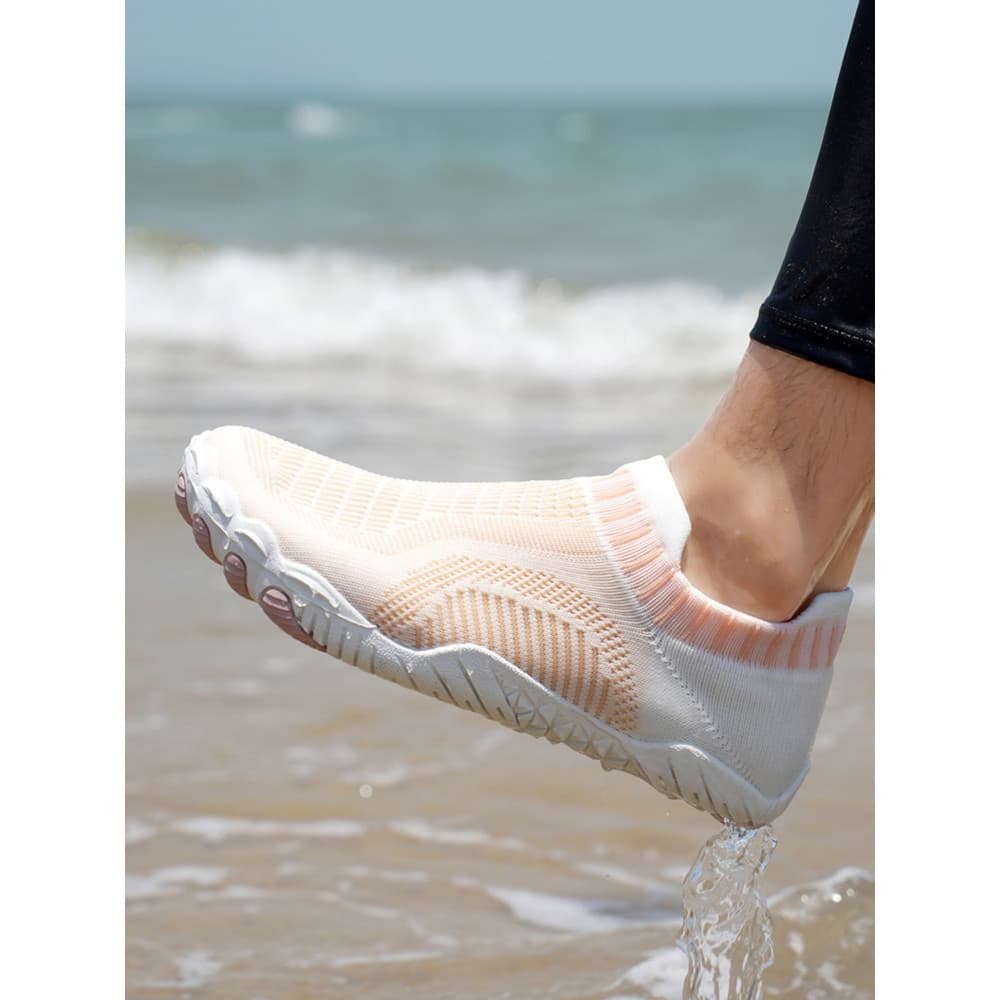 Verão ao ar livre sapatos de praia feminino respirável de secagem rápida sapatos de captura do mar anti-deslizamento ant