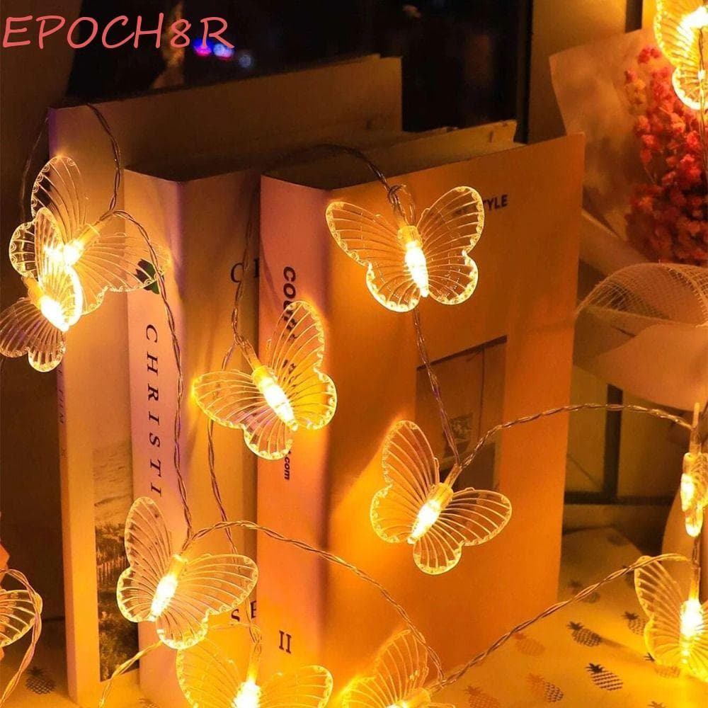 Luzes De Corda LED Borboleta EPOCH8R , Luz Romântica De Guirlanda De Borboletas À Prova D'água , Lindas Fadas