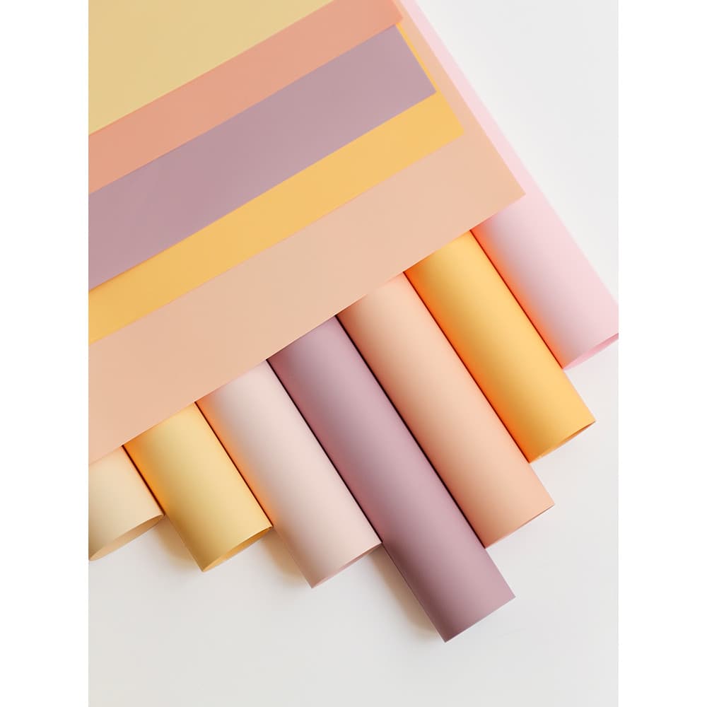 Dopamina papel de cor sólida engrossado à prova dwaterproof água filme fosco flor papel de embrulho arte colorido buquê