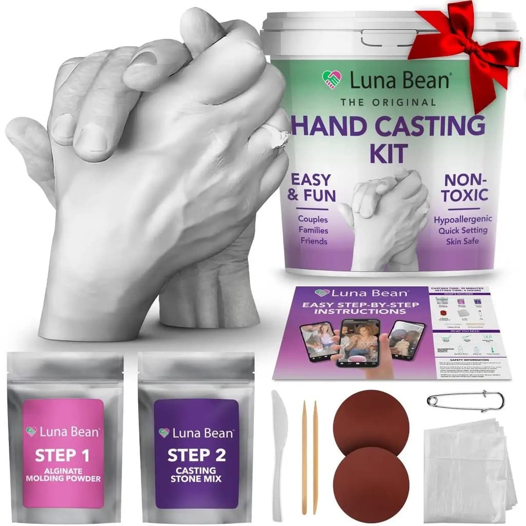 Kit de Moldagem Original Luna Bean – Presente e Atividade Perfeitos para Casais, Famílias e Amigos