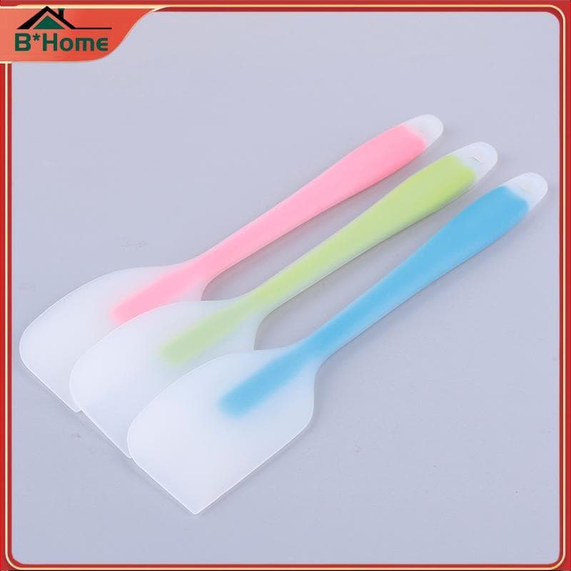 BHTH Colher De Espátula De Silicone Resistente Ao Calor E Antiderrapante Para Cozinhar Raspador De Bolo De Cozinha ~
