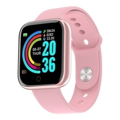 Promoção Smartwatch Infantil D20 Pró Inteligente Fácil De Configurar Rosa