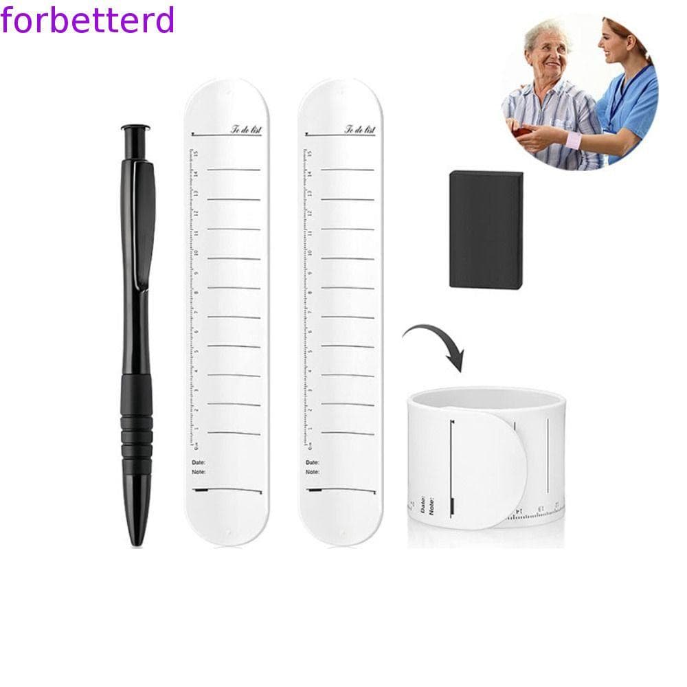 Bloco De Notas , Nota De Planejador De Silicone Reutilizável , Almofadas De Escrita , Pulseiras De Medição À Prova D'águ