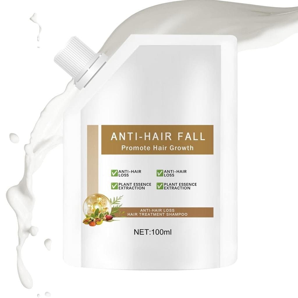 Shampoo anti-queda, shampoo para prevenir a queda de cabelo, shampoo anti-queda que promove o crescimento capilar.