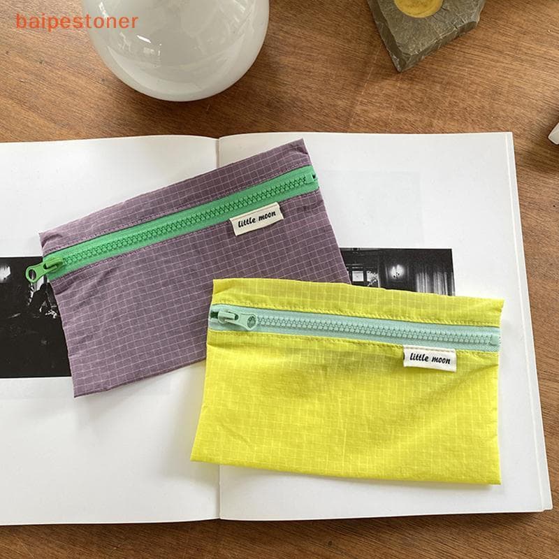 [baipestoner] Bolsa Leve Multifuncional Para Lápis De Sobrancelha , Papelaria , Joias , Documentos E Pequenas Mudanças ,