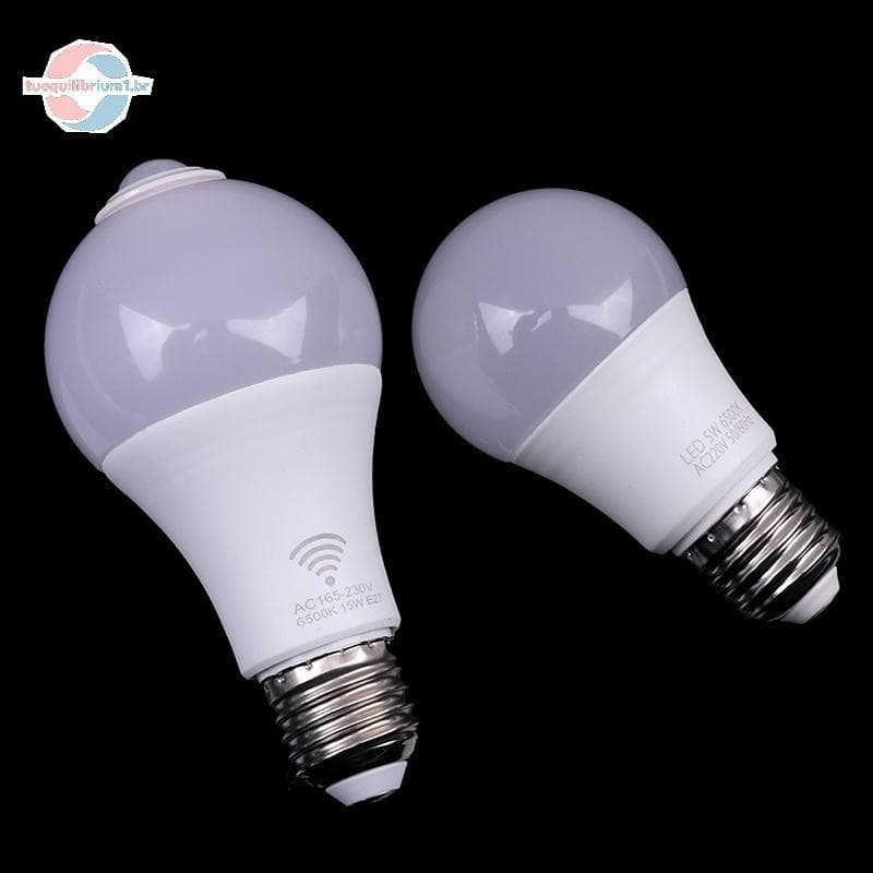 tue E27 PIR Lâmpada Com Sensor De Movimento LED Detector Luz Noturna BR