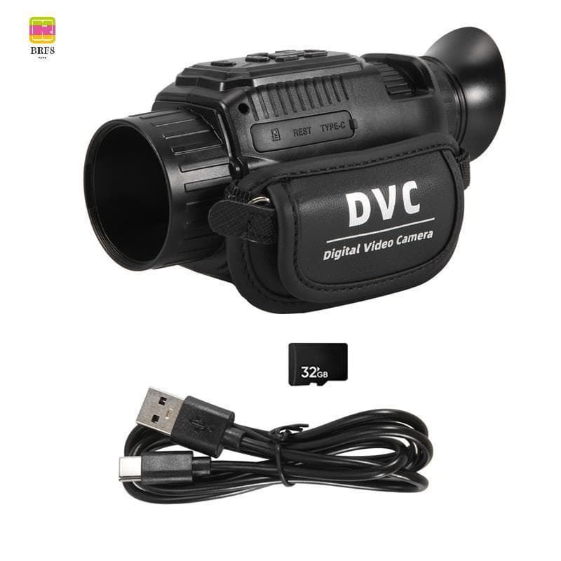 Lente Macro Monocular Infravermelha , Visão Noturna WIFI 68MP 4K , Zoom Digital 28X Com Cartão De Memória 32G