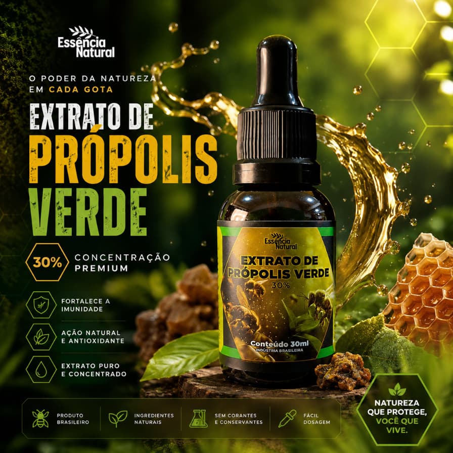 Extrato de Própolis Verde 30 ml - Kit com 6 Unidades