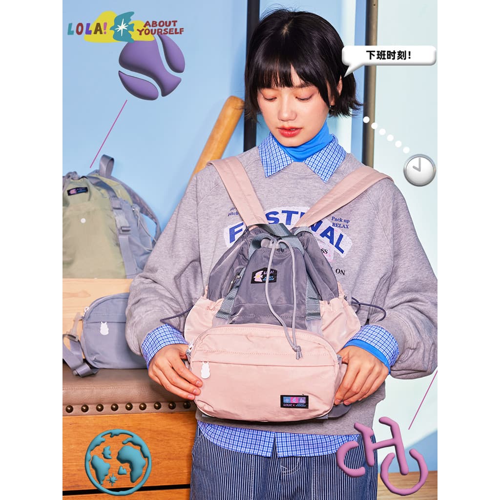 Guanji {Vá para alguns sabores de classe} Mochila leve de grande capacidade para viagem Bolsa com vários compartimentos