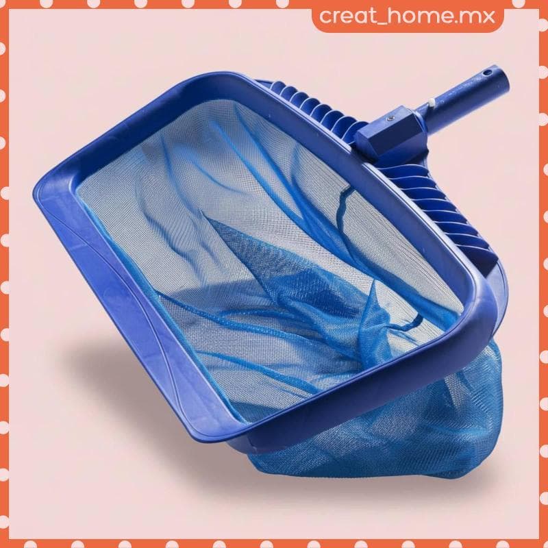 [Creat_home] 3 Peças Reforçadas Piscina Folhagem Ancinho Água Rasa Saco Profundo Skimmer Net Resistente Ferramenta De Li