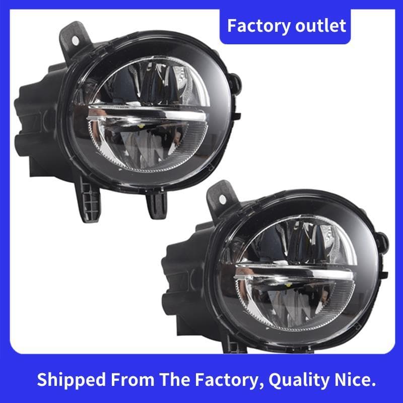 Um Par Frente Do Carro LED Luz De Nevoeiro Lâmpada DRL Condução Para F20 F22 F30 F35 W Lâmpadas 63177248911 63177248912