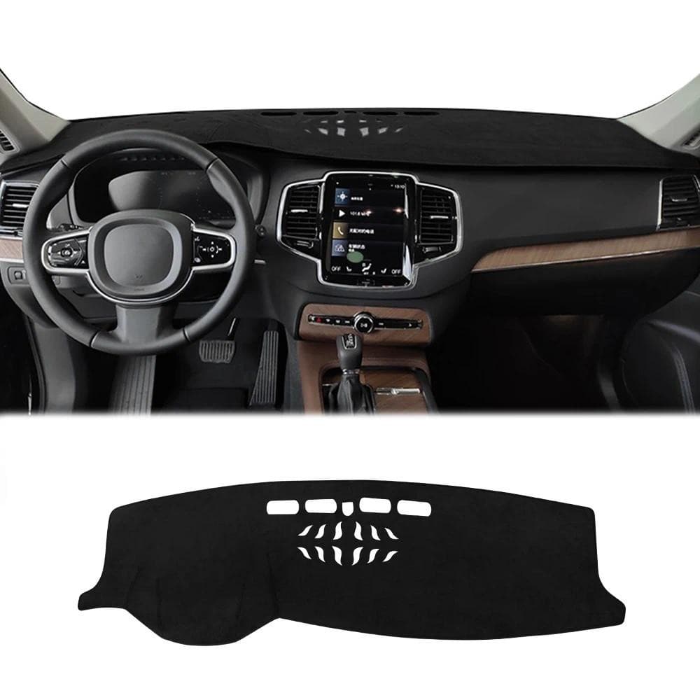 Para Volvo XC90 2014-2021 Anti-UV Painel Esteira Capa Console Central Premium Flanela Protetor Almofada Pára-Sol Acessór