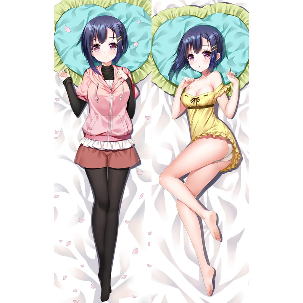 Desenhos Animados Aki Shino Corpo Dakimakura Capa Anime Fronha Dupla Face Impressão Otaku Travesseiro Capas De Almofada