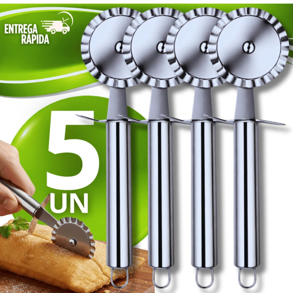 Jogo 5 Cortador de Pastel Manual Utensílio de Cozinha Bar Lanchonetes Cortador de Massa Molde Empanadas Ravioli