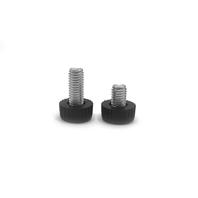 Almofadas ajustáveis de 18mm com borda reta, apertadas manualmente, para ajuste de altura de armários, pés antiderrapant