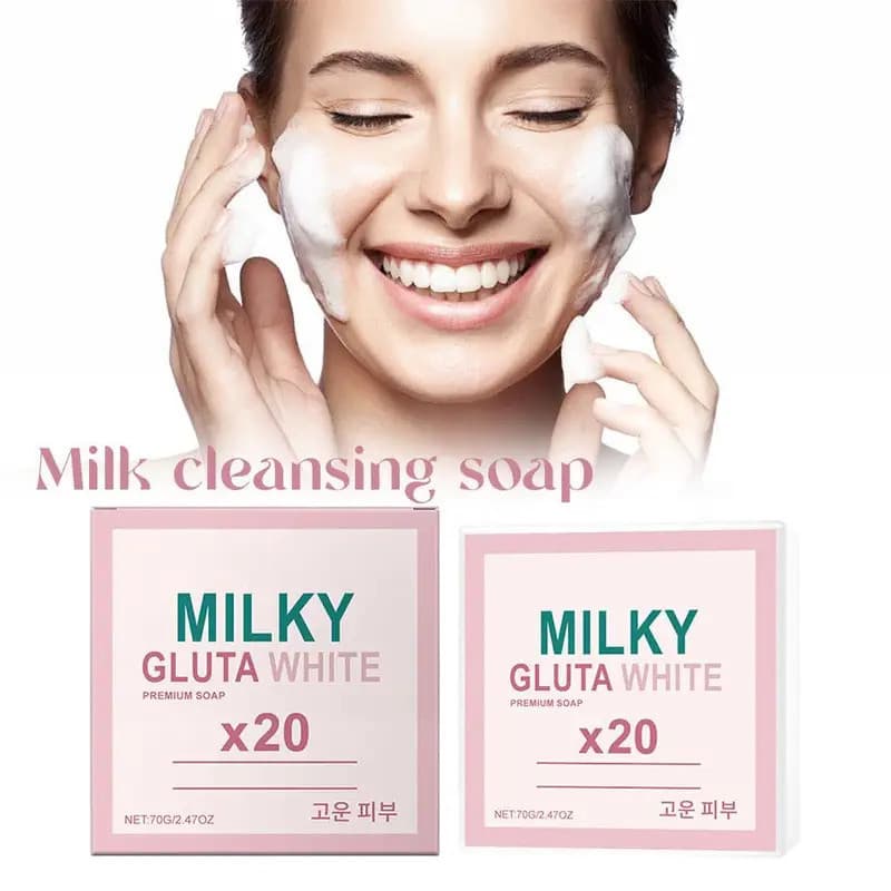 Loção Natural Leite Sabão Leitoso Iluminação Limpeza Hidratante Cuidados Com A Pele Profunda Poros Esfoliante Co
