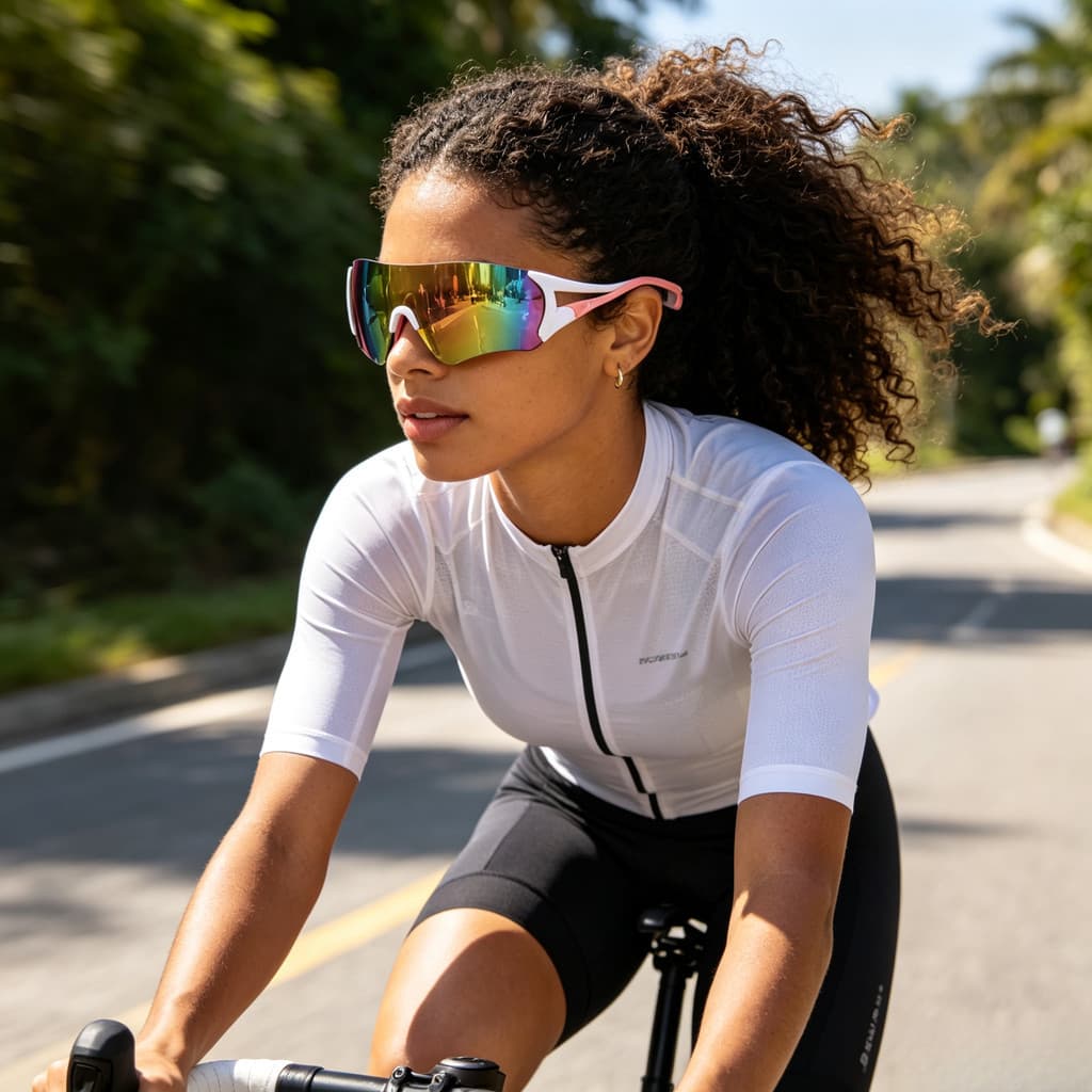 Novo produto moda esportes óculos de sol ao ar livre ciclismo integrado protetor solar montanhismo caminhadas único na m