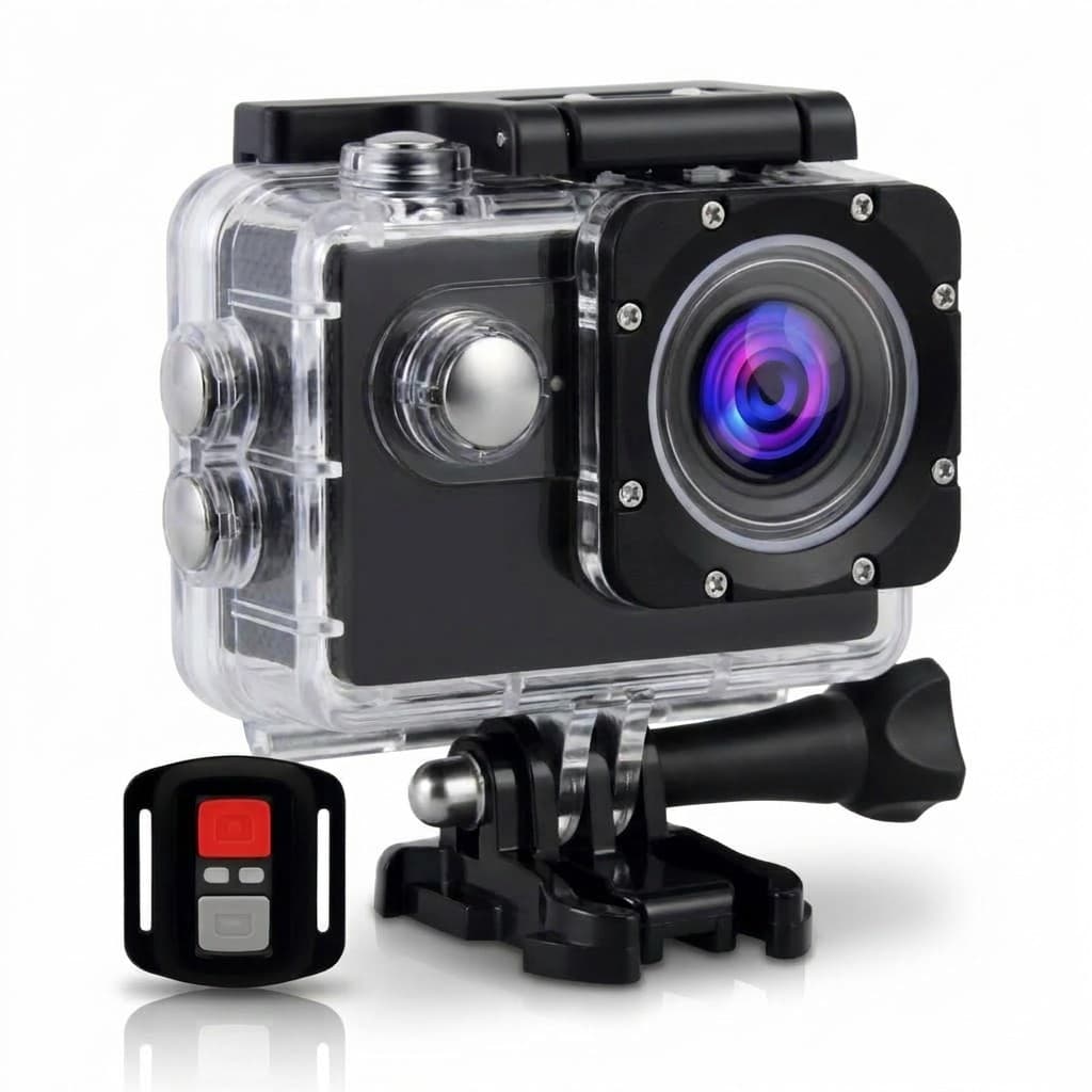 Camera Esportiva 4K Ultra FullHD H9R Prova D Agua Wifi Controle Vlog Aventura Mergulho Moto Capacete