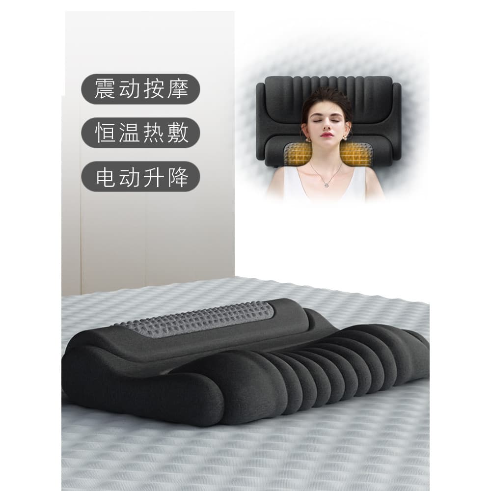 Travesseiro de pescoço para coluna Cervical, massagem de aquecimento, compressa quente, saco inflável, travesseiro espec