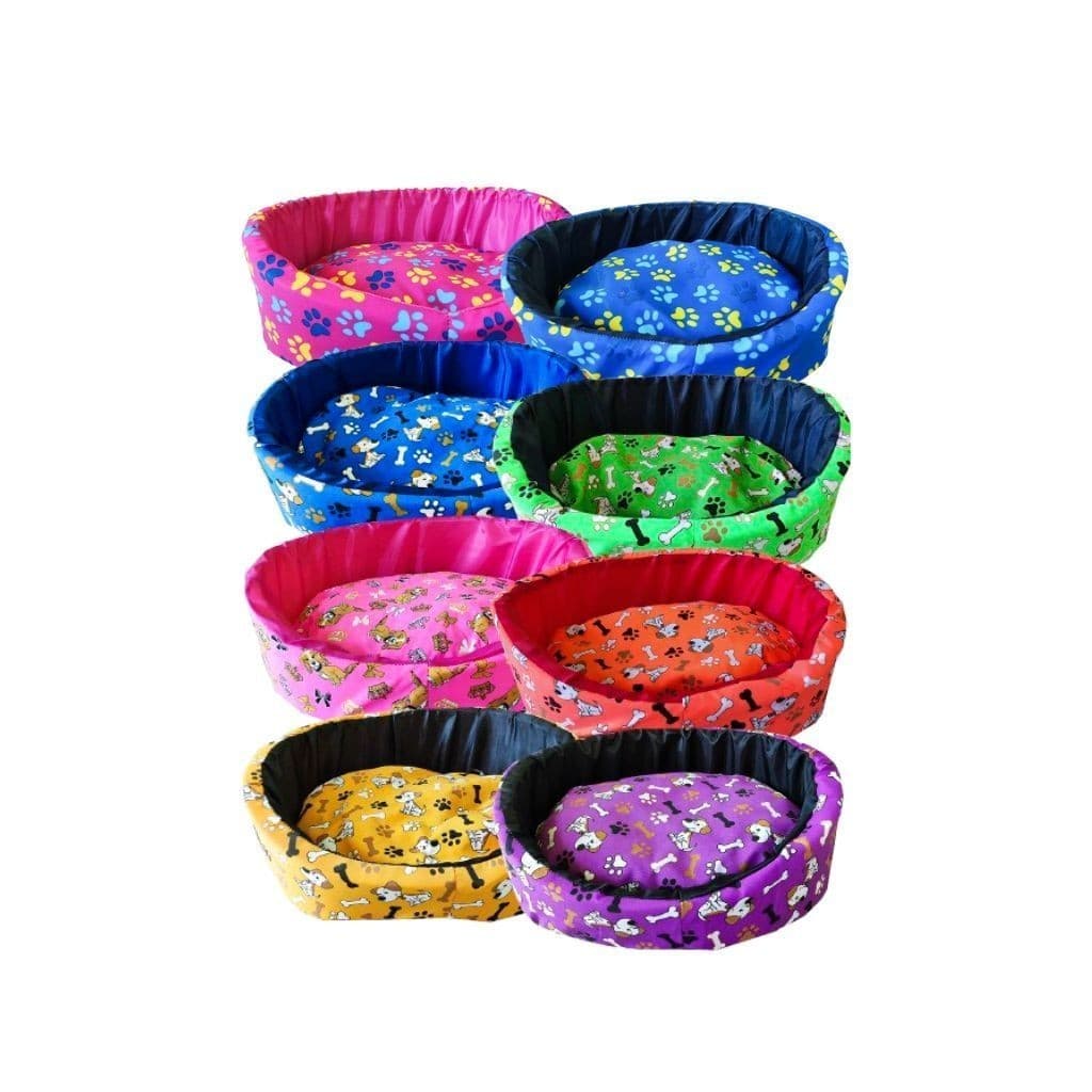 Cama Pet Europa Oval para Cães e Gatos MicroPet Nº1 ao N5- Diversas Cores