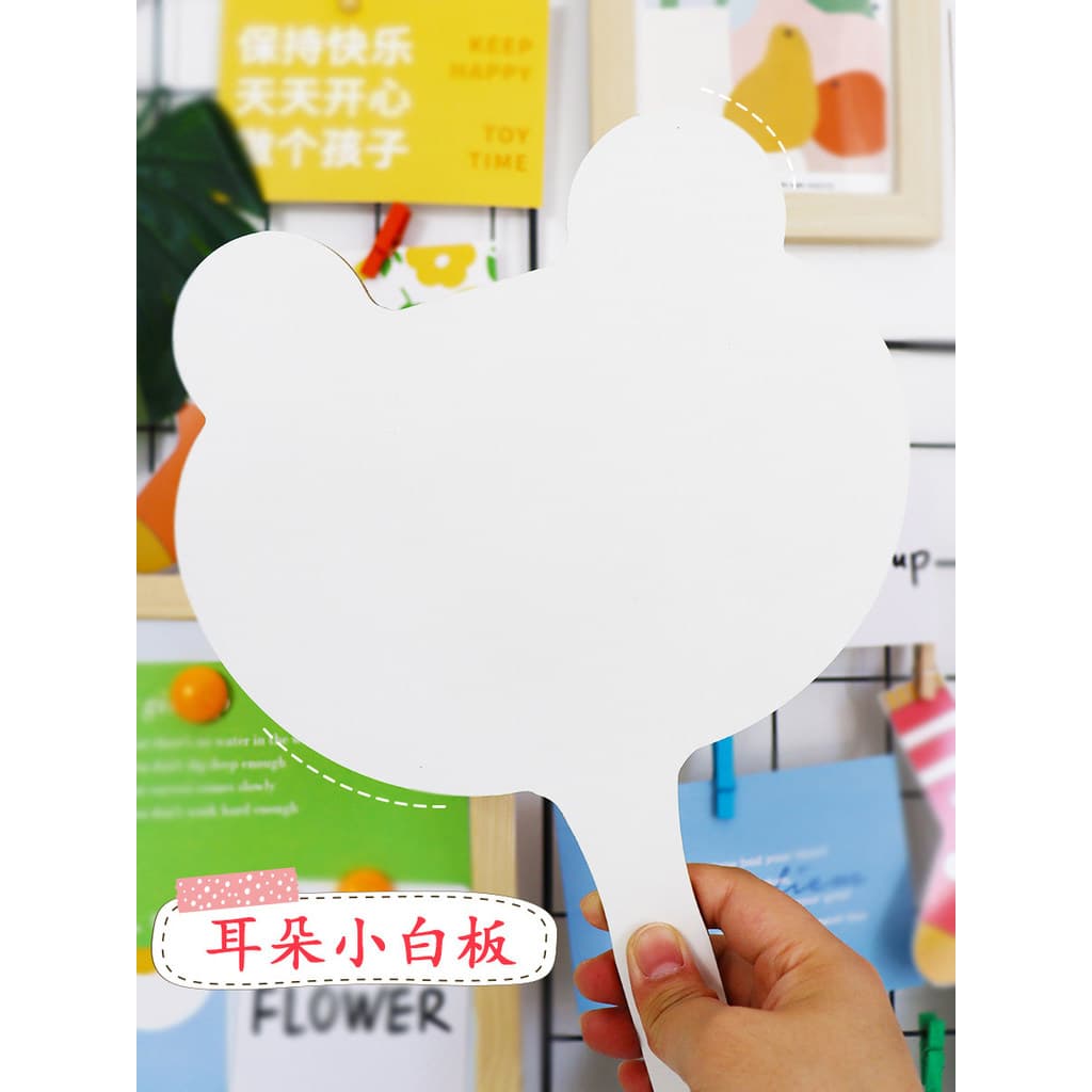 Quadro branco pequeno portátil apagável escrita respostas quadro de escrita escola primária inglês jardim de infância cl