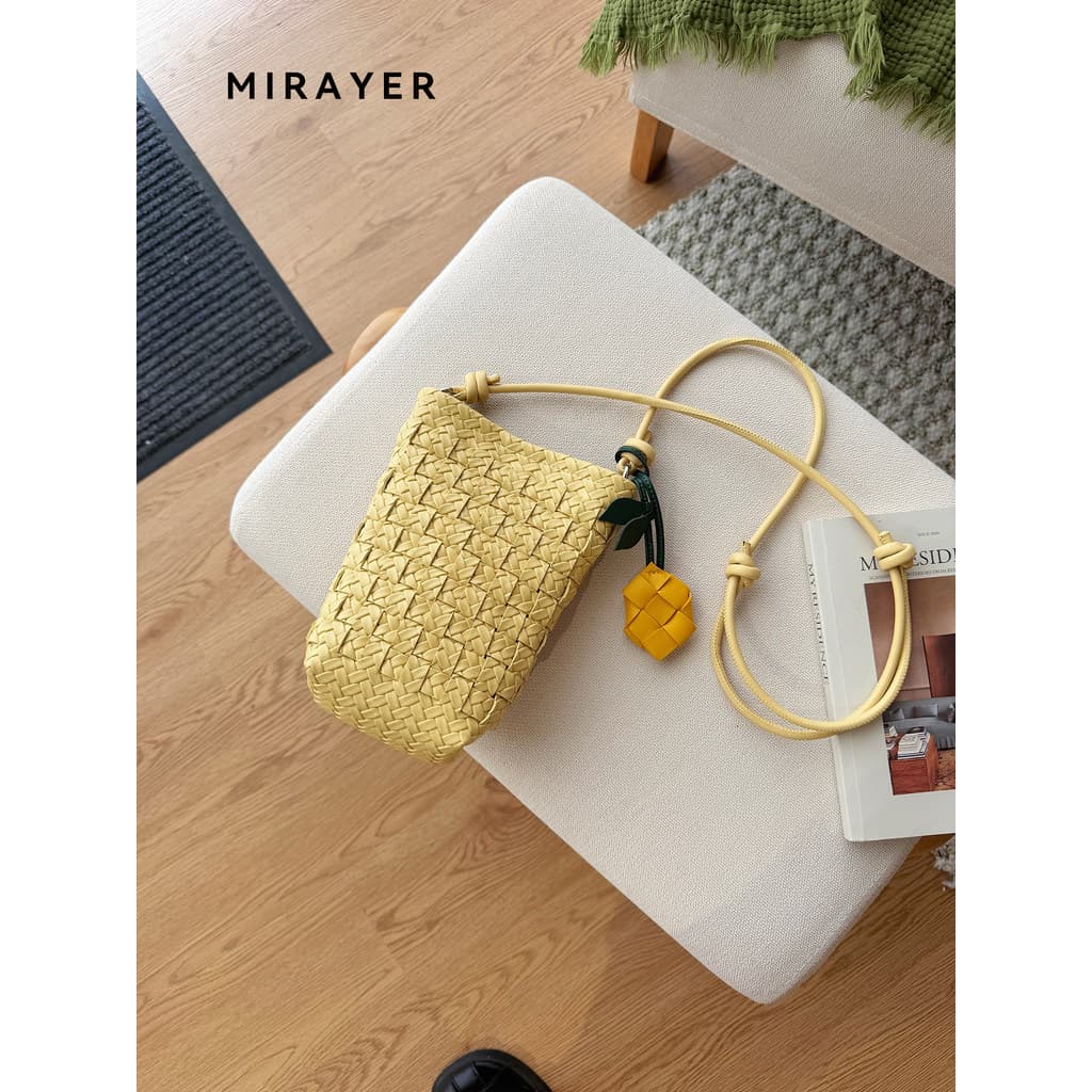 bolsa feminina bolsa transversal feminino Miriel bolsa para celular feminina Cross-body 2026 novo estilo Mini bolsa pequ