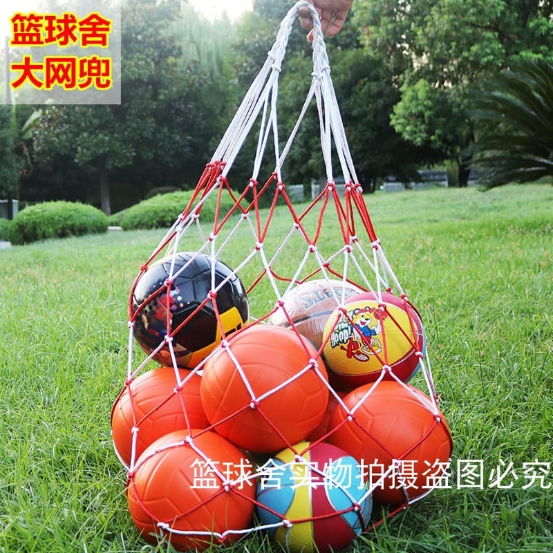 Tamanho grande bola bolso basquete negrito net bolso grande capacidade saco de bola negrito vôlei futebol basquete net s