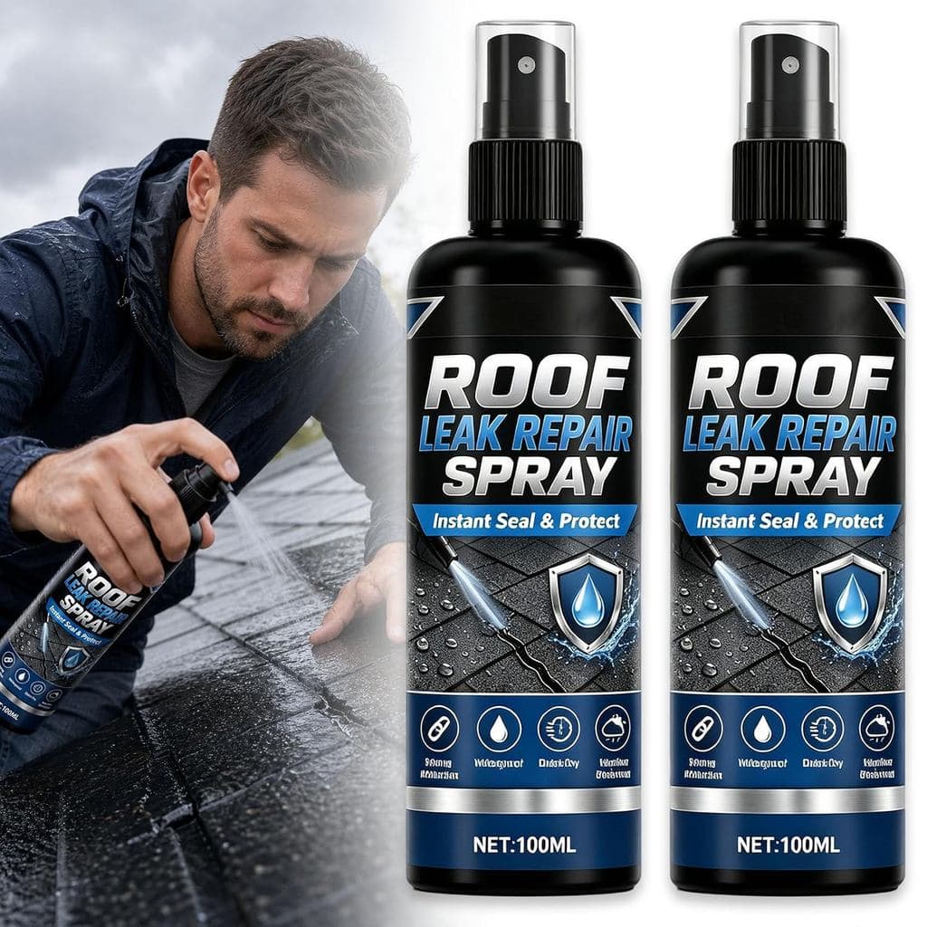 Spray Poderoso para Reparação de Vazamentos à Prova d'Água, Spray de Reparação de Vazamentos à Prova d'Água com Forte Ad