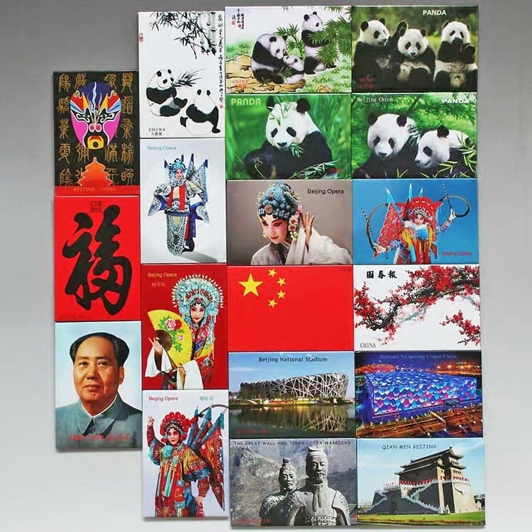 China cidade atrações geladeira adesivos ímãs presentes no exterior presentes crianças estrangeiras presentes lembranças
