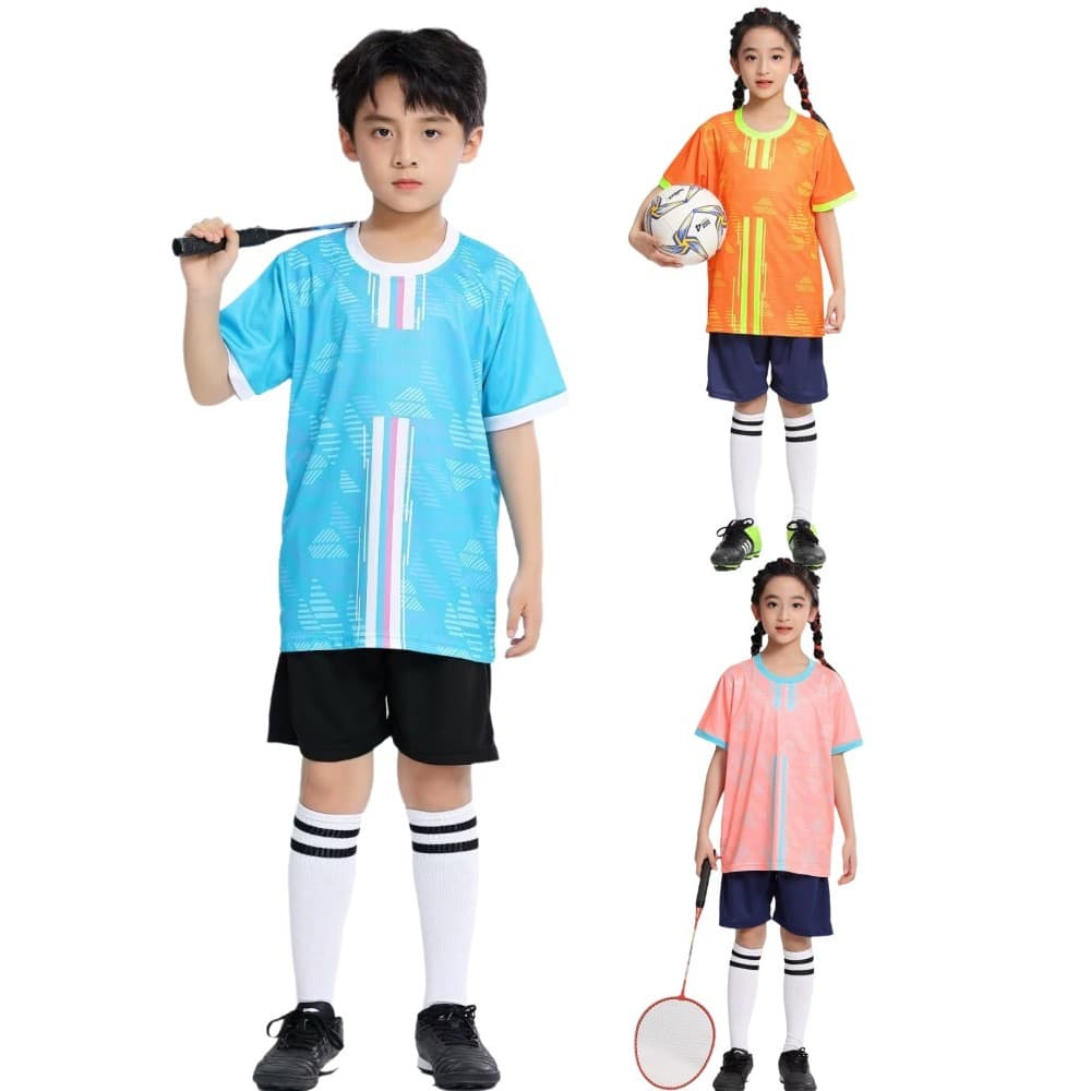 Novo estilo uniforme de treinamento de futebol infantil uniforme de futebol profissional terno meninos meninas estudante