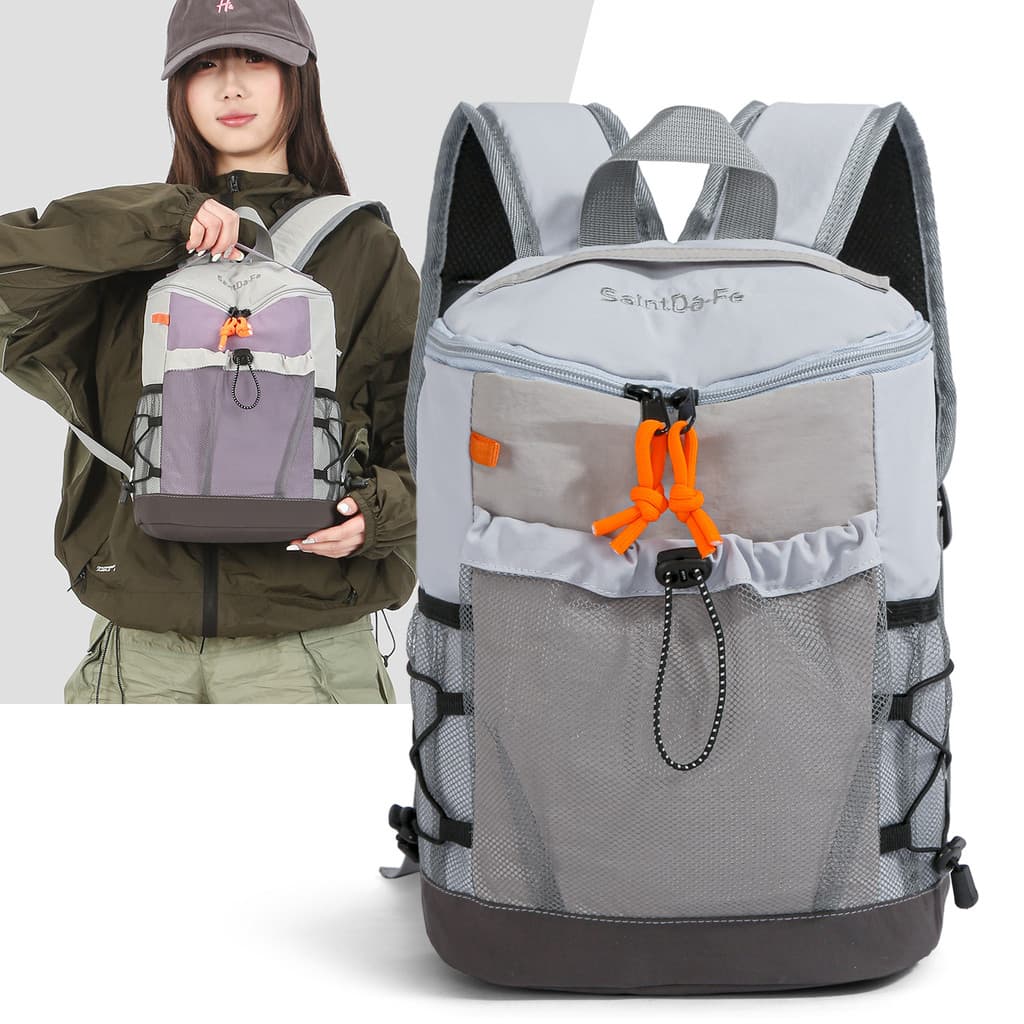 Mori série ins novo estilo de alto valor fresco Net cordão mochila casal leve viagem montanhismo mochila de grande capac